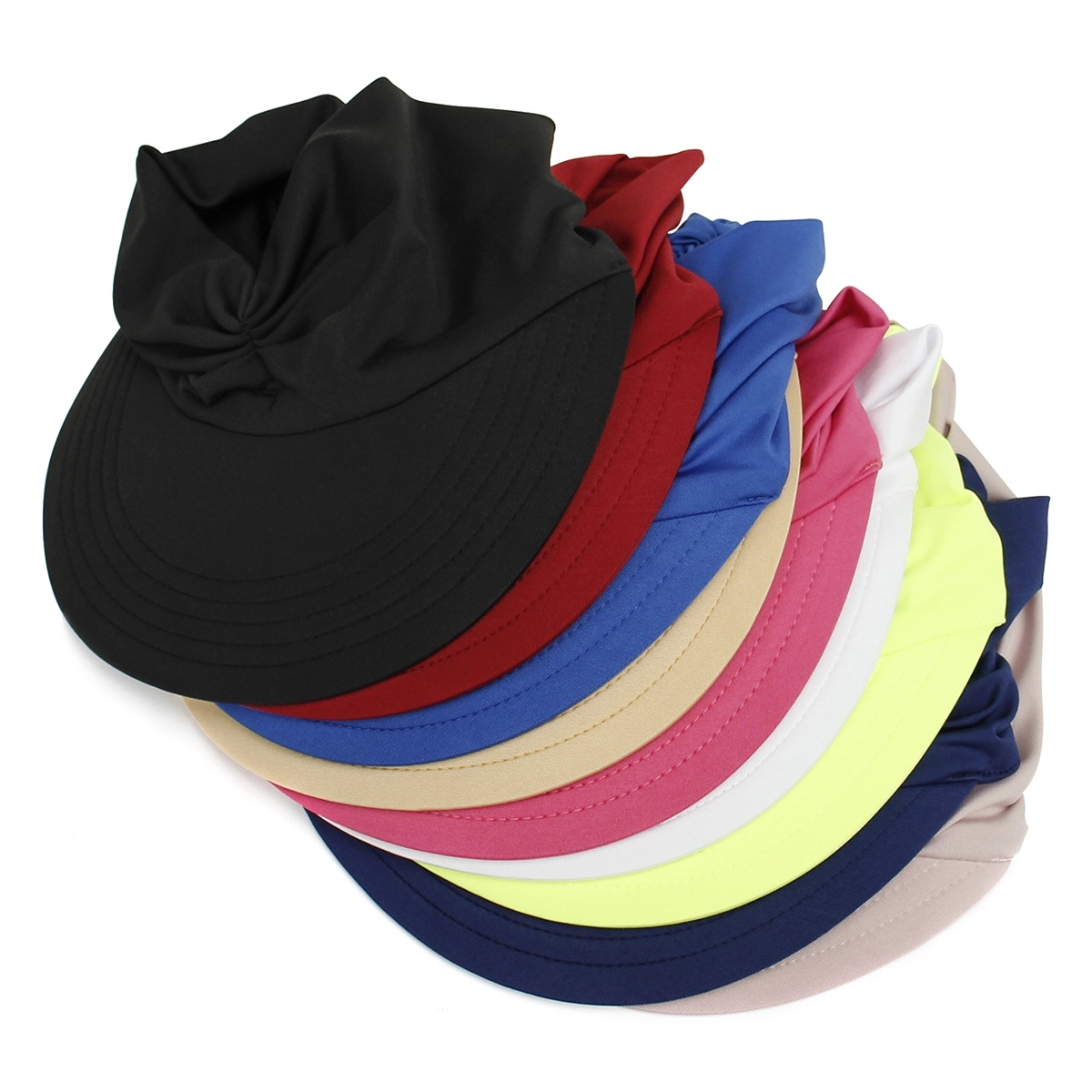 Women Empty Top Sun Visor Hats 6