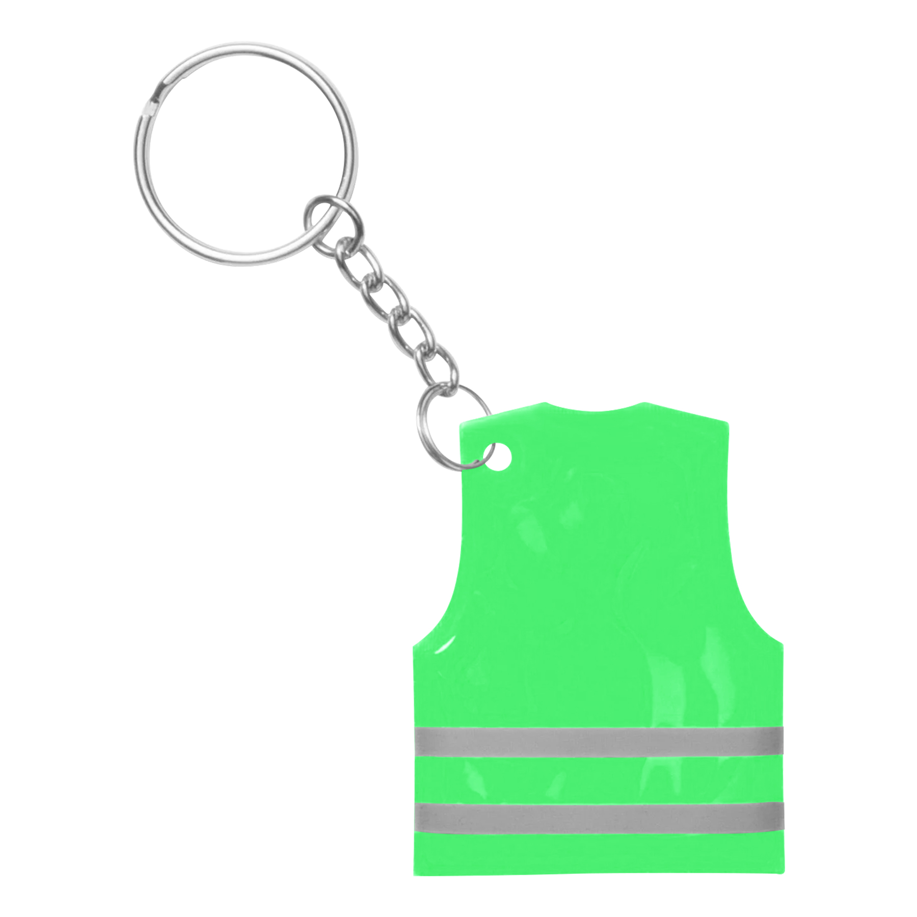PVC Reflect Safety Vest Key Chain 15