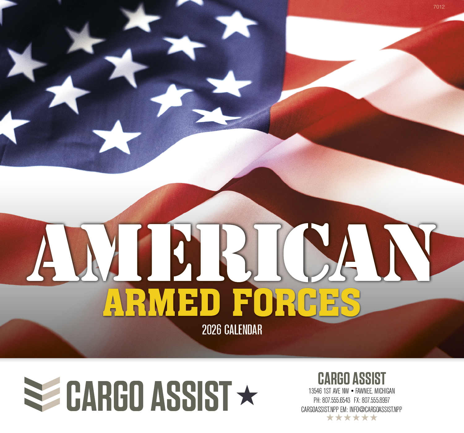Good Value™ American Armed Forces - Stapled Calendar 5
