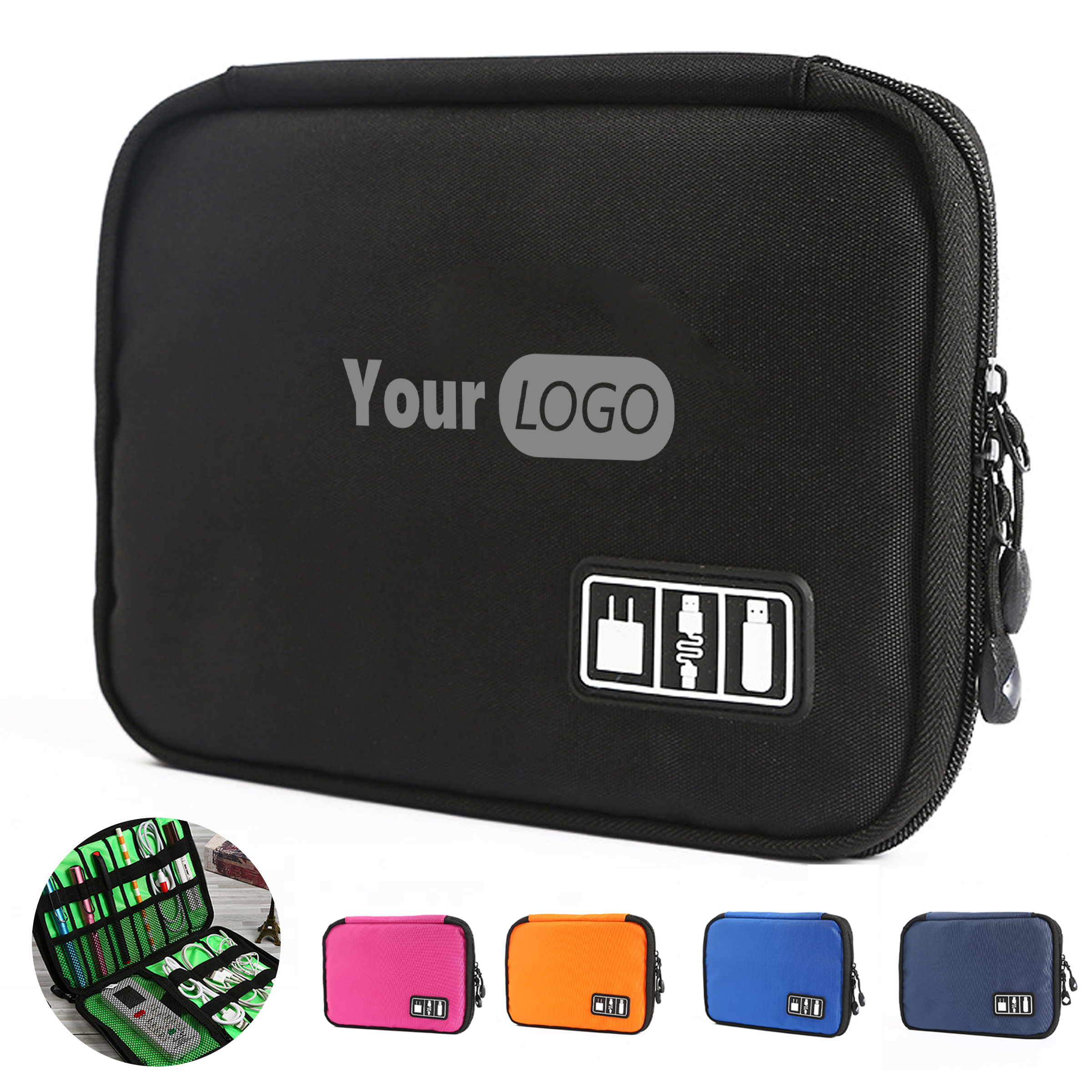 Nylon Mobile Phone Charger Storage Bag 5