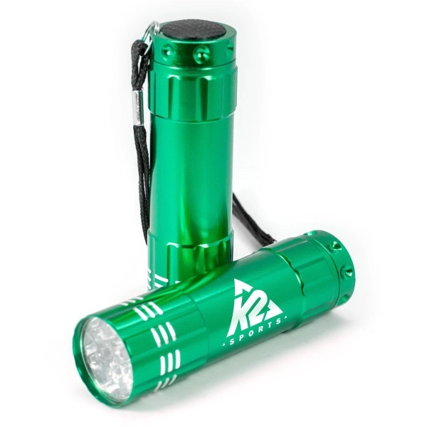 9 LED Flashlight with Strap 5