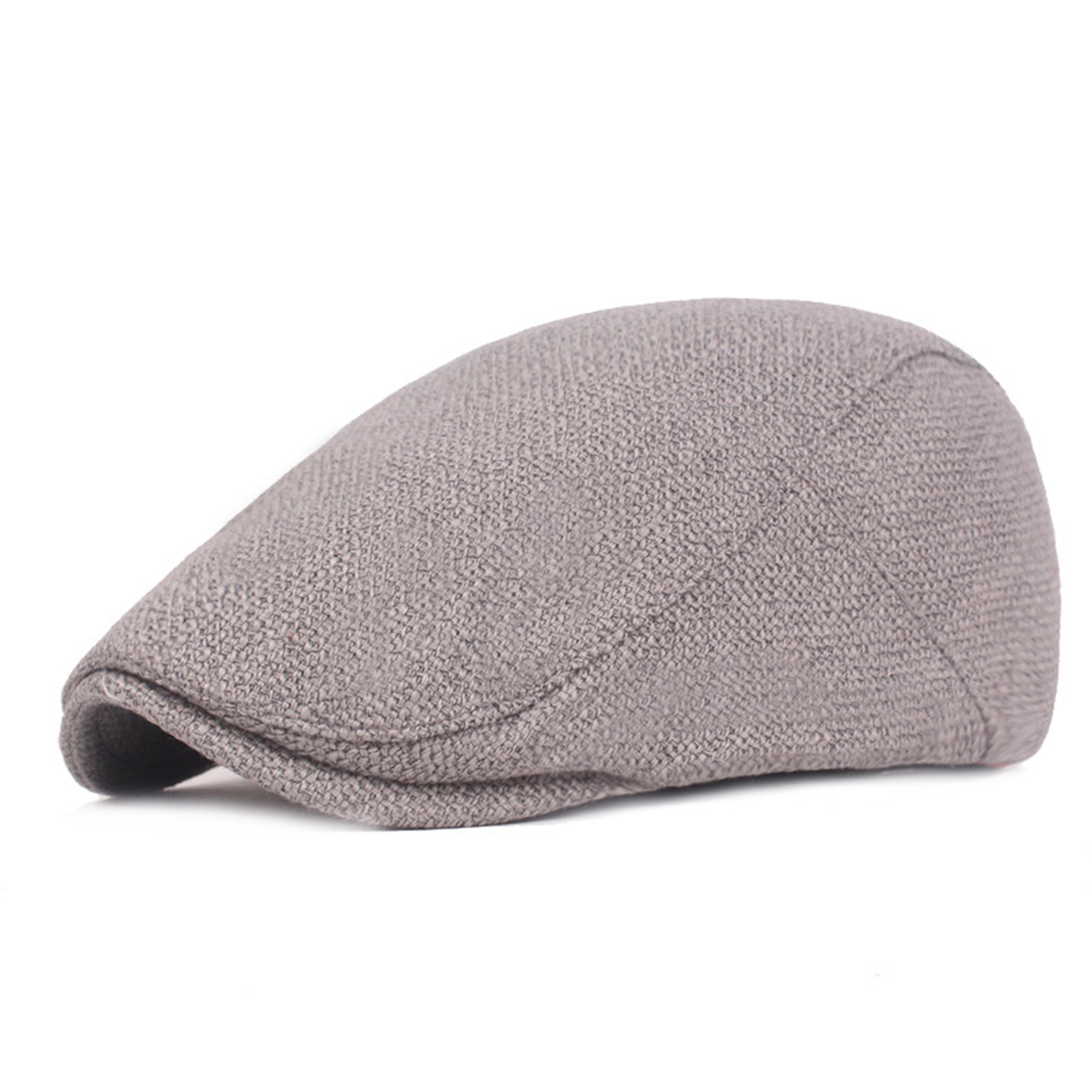 Men's Linen Newsboy Flat Cap 4