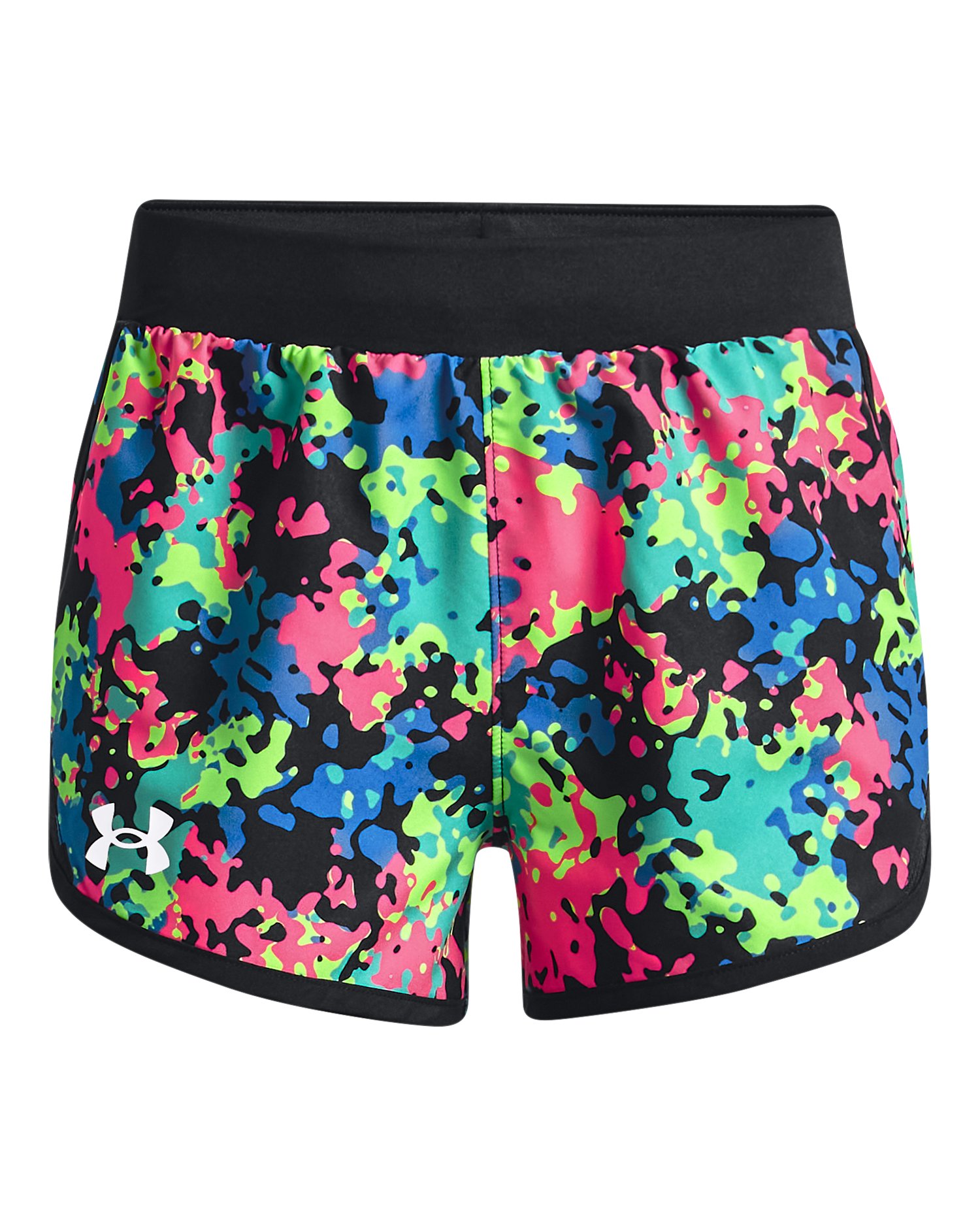 UA Fly-By Printed Girls' Shorts 7