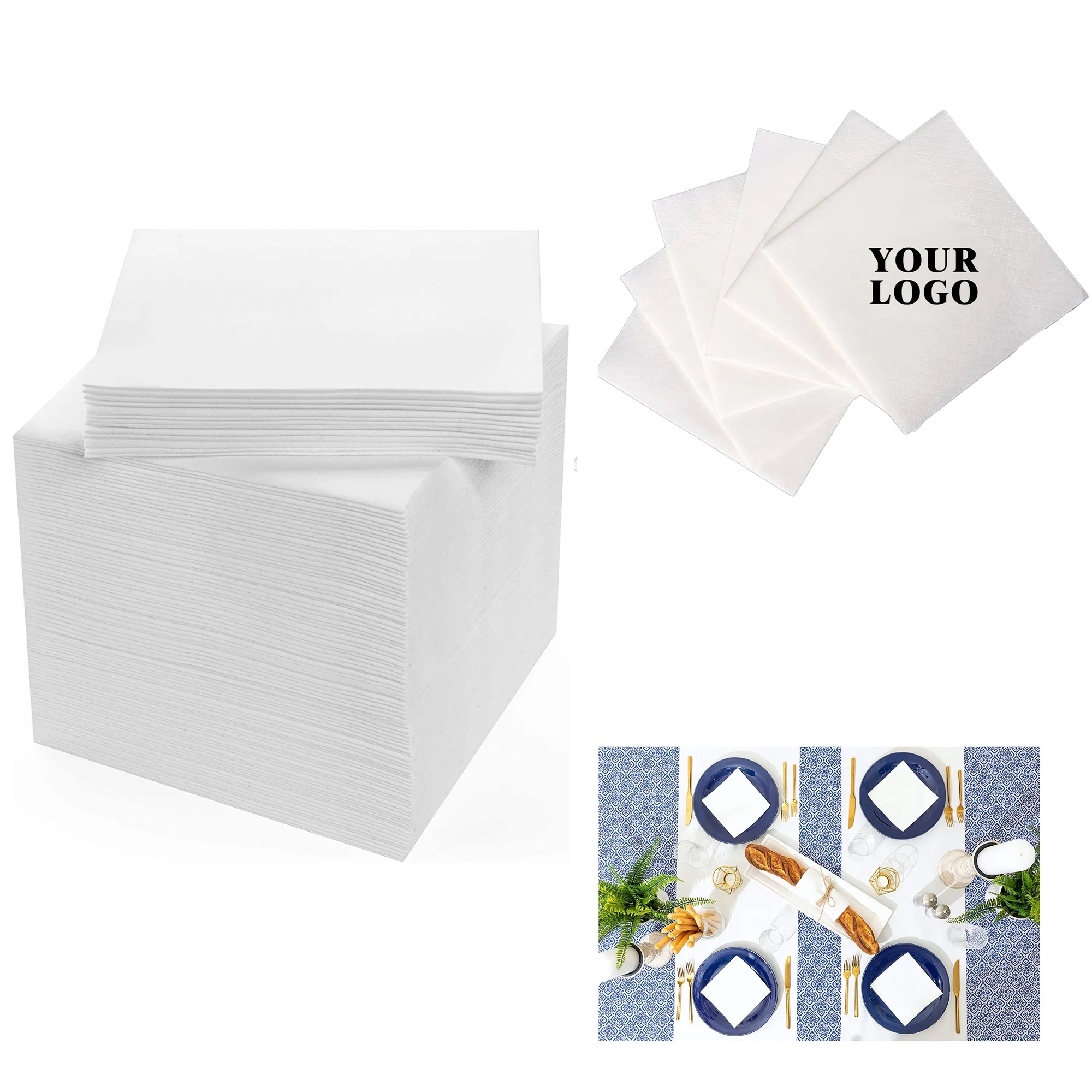 2-Ply Restaurant Folded Napkins