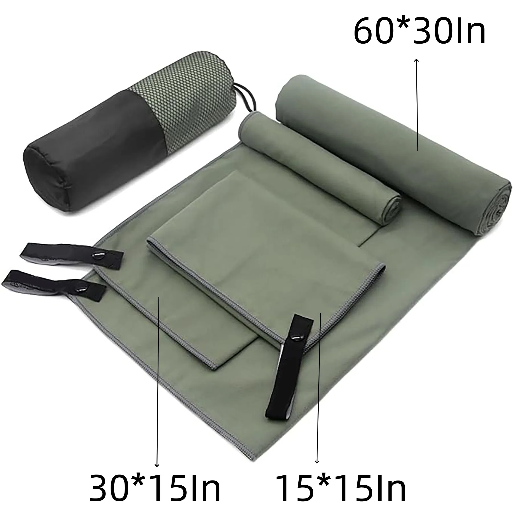 3 in 1Microfiber Fast Drying Towel Set 5