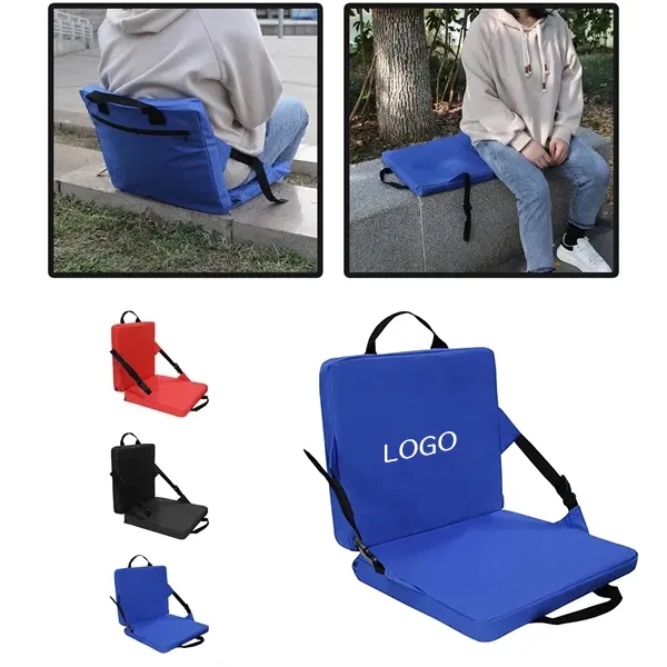 Portable Stadium Seat Cushion - Outdoor Backrest Support 4