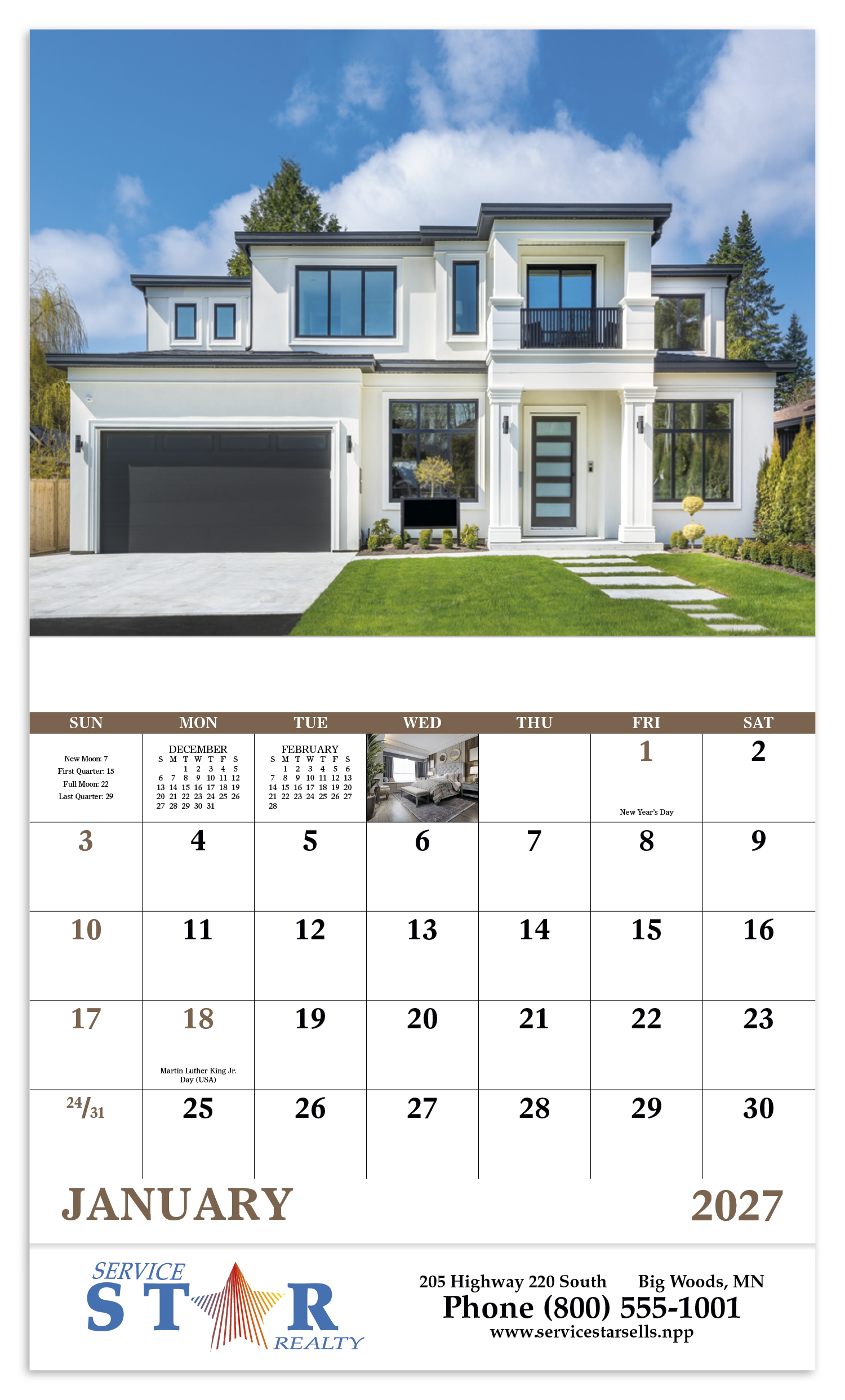 Good Value™ Welcome Home - Stapled Calendar 53