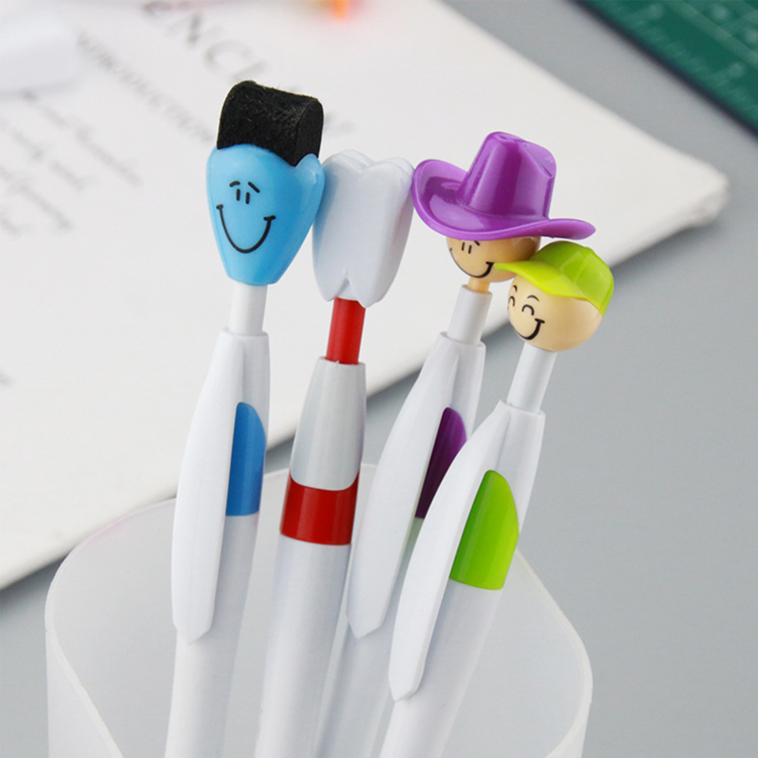 Creative cartoon multi-color ballpoint pen 4