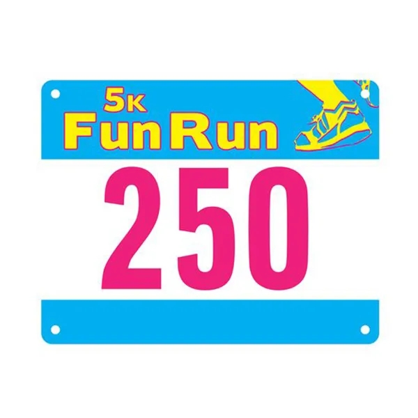 Custom Marathon Bib Number 4