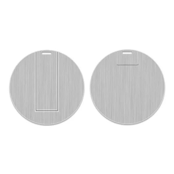 Metal Round Flip Card USB Flash Drive 3
