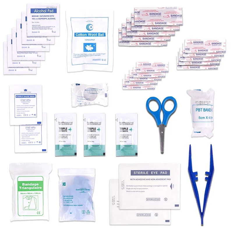 36pc First Aid Kit with EVA Soft Zipper Case 16