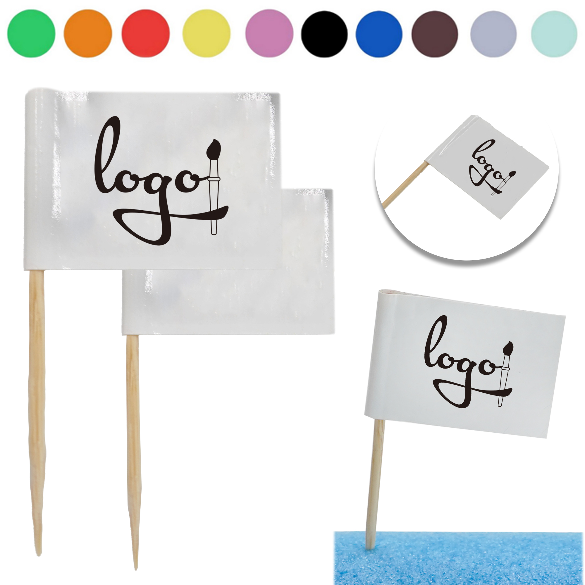 Disposable Food Toothpick Flag 2