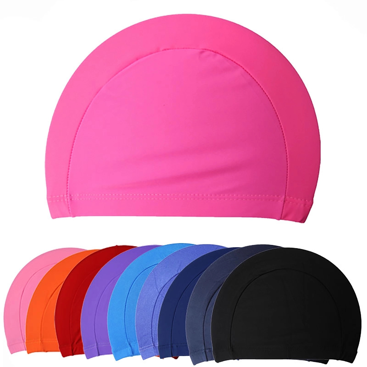 High Elastic Nylon Swimming Cap 5