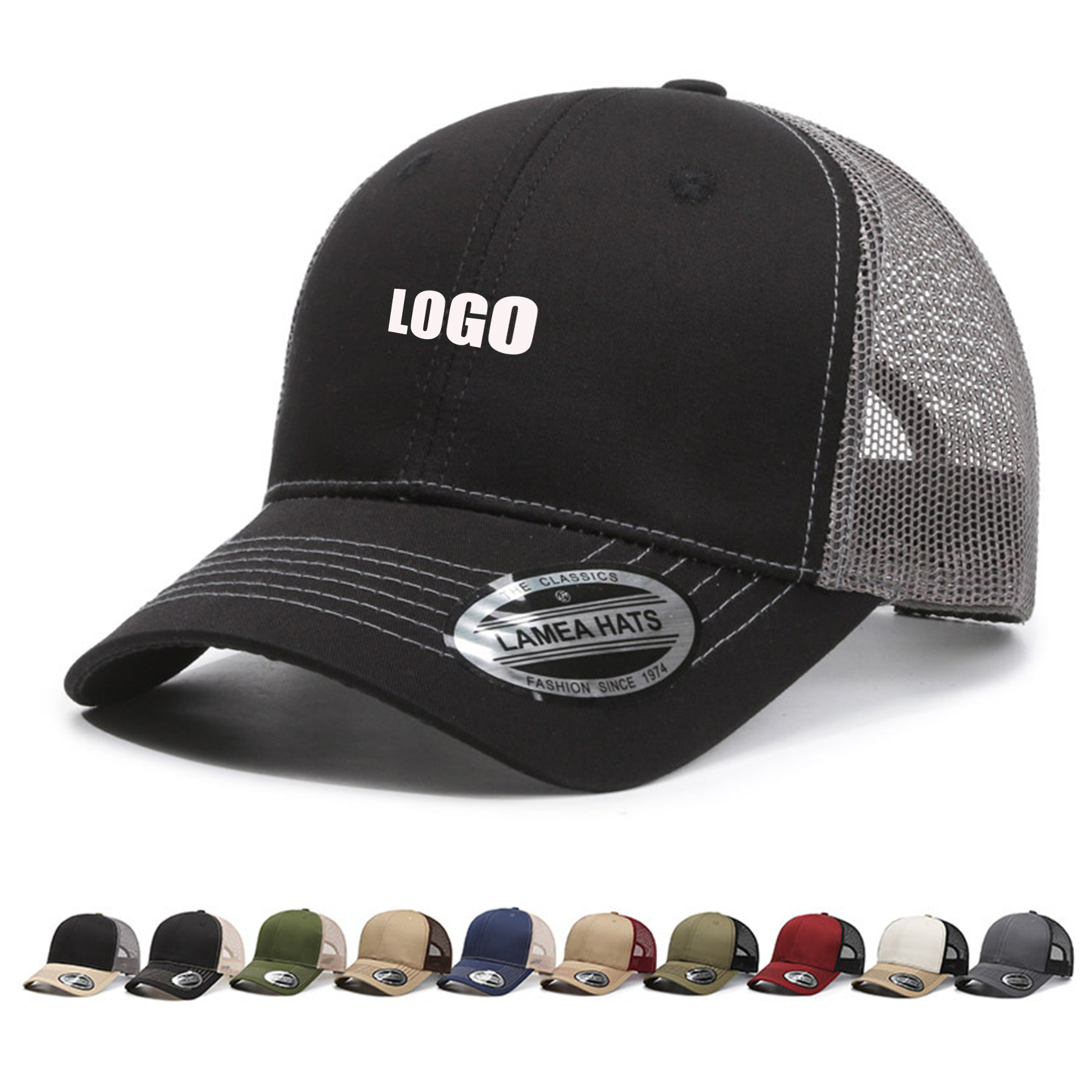 Baseball Cap Mesh Cap Trucker Hat 2