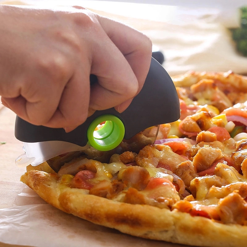 Marketing Handheld Pizza Cutters with Stainless Steel Blade 2