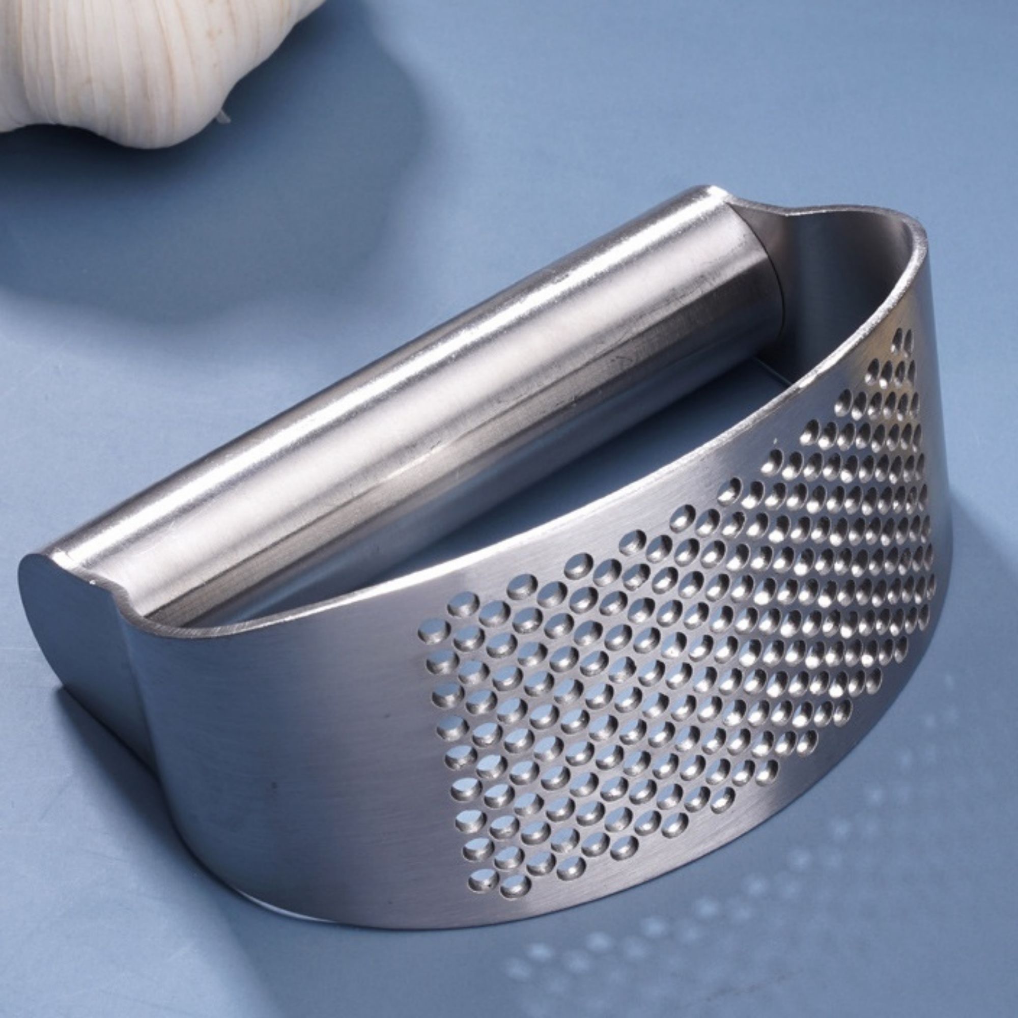 Stainless Steel Garlic Presser 6