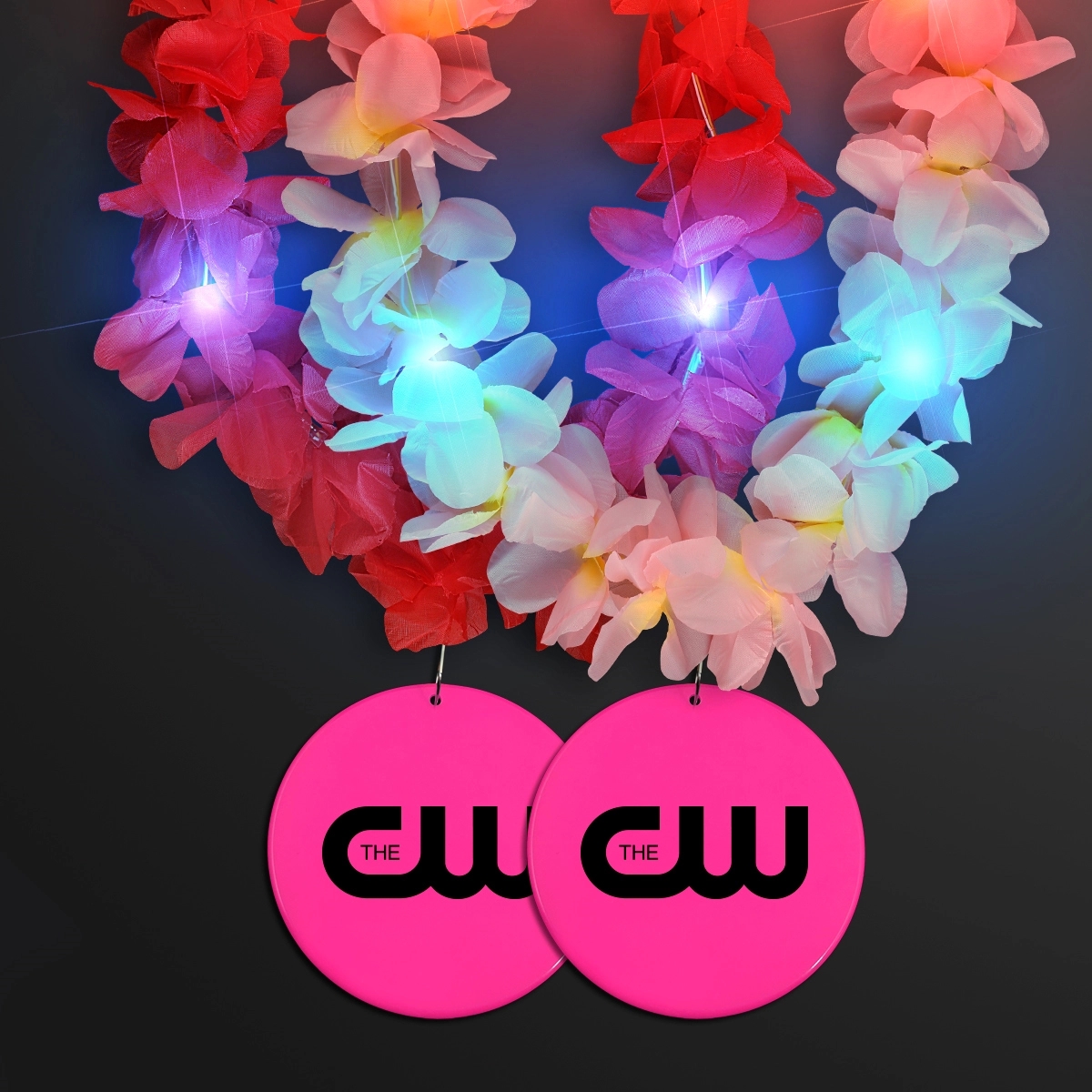Light Up Hawaiian Leis with Custom Circle Medallion 5