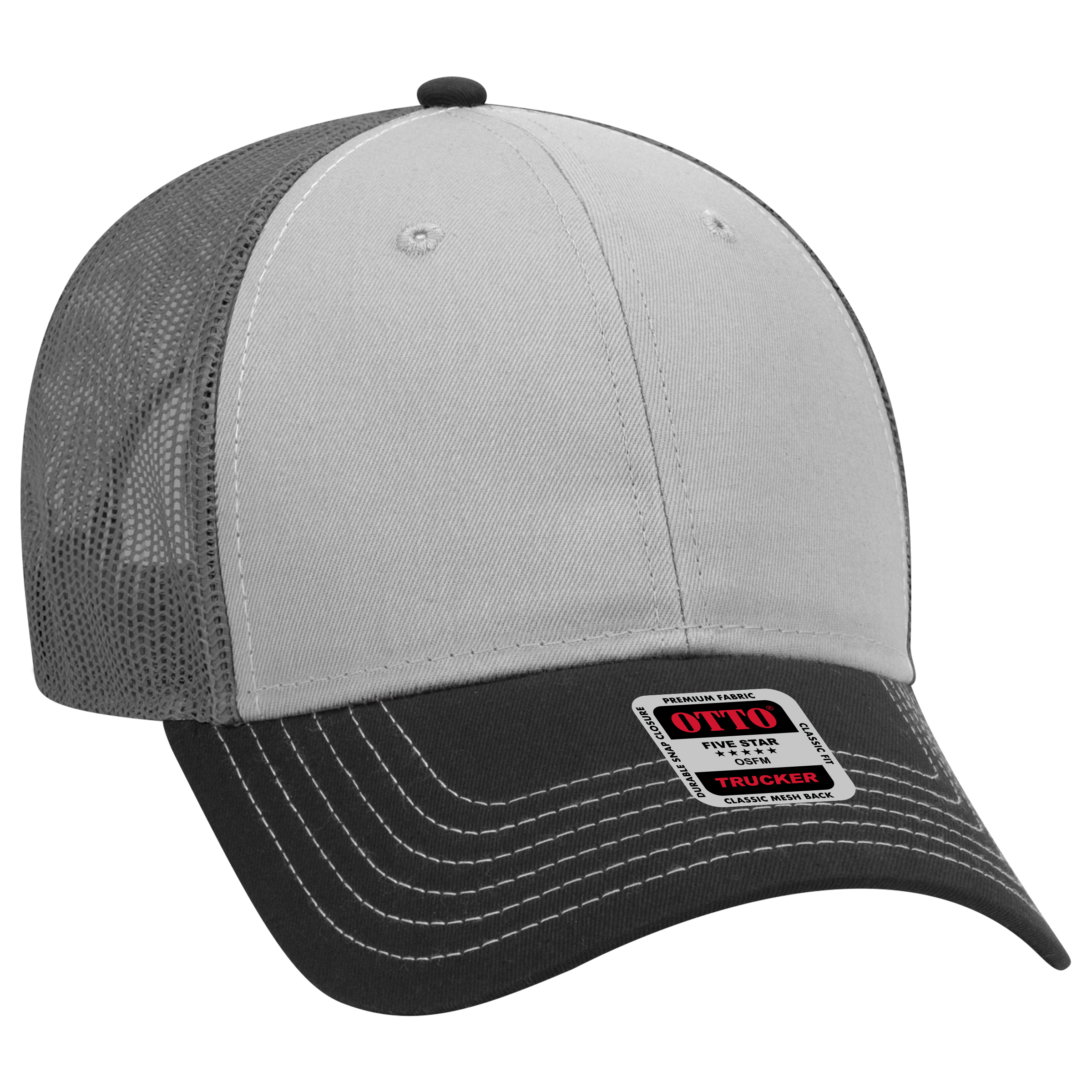 OTTO CAP® 6 Panel Low Profile Mesh Back Trucker Hat 73