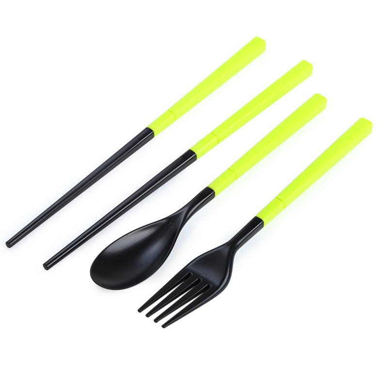3 Pieces Fork Spoon Chopsticks Flatware Set 3
