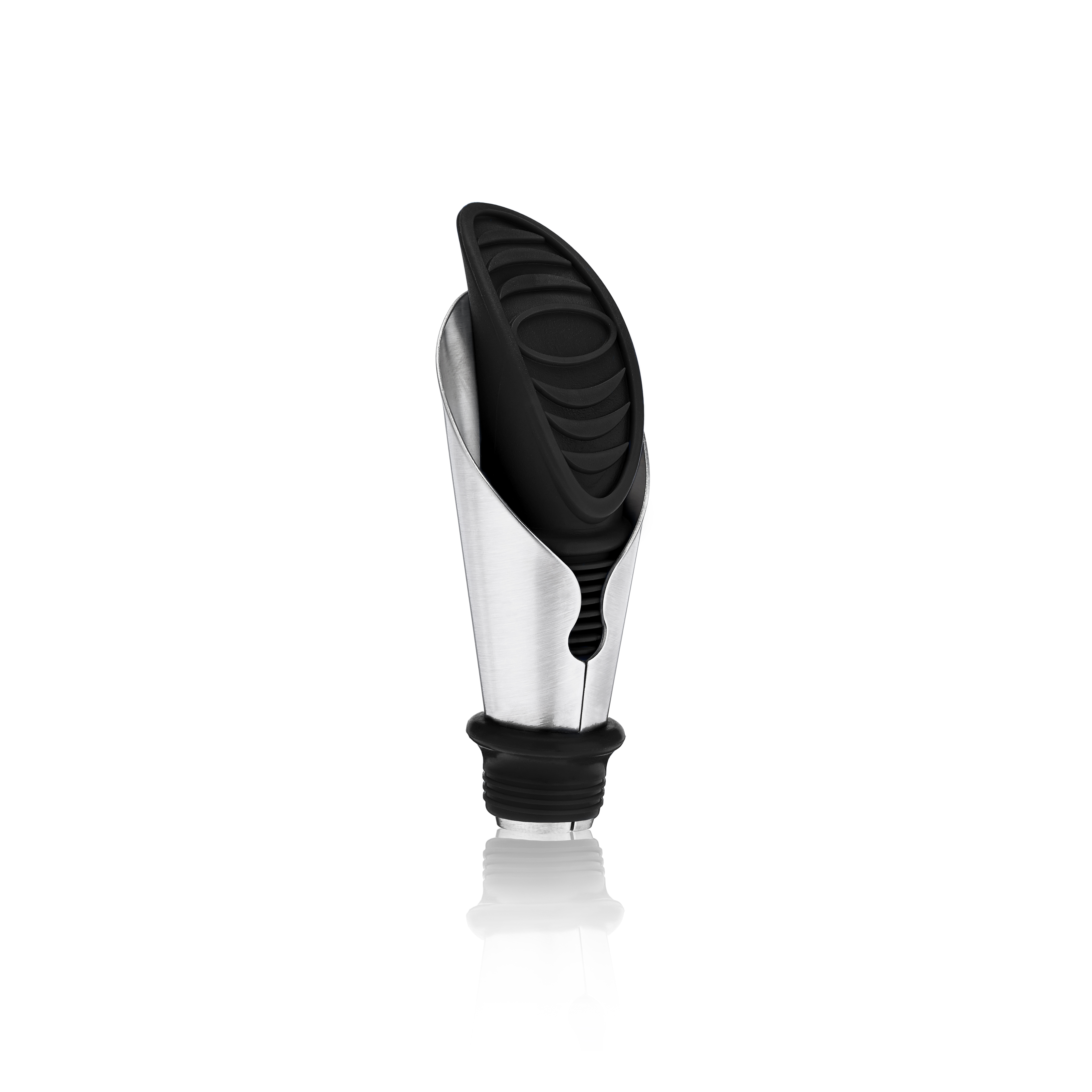 True® Duo Bottle Stopper And Pour Spout in Black 6