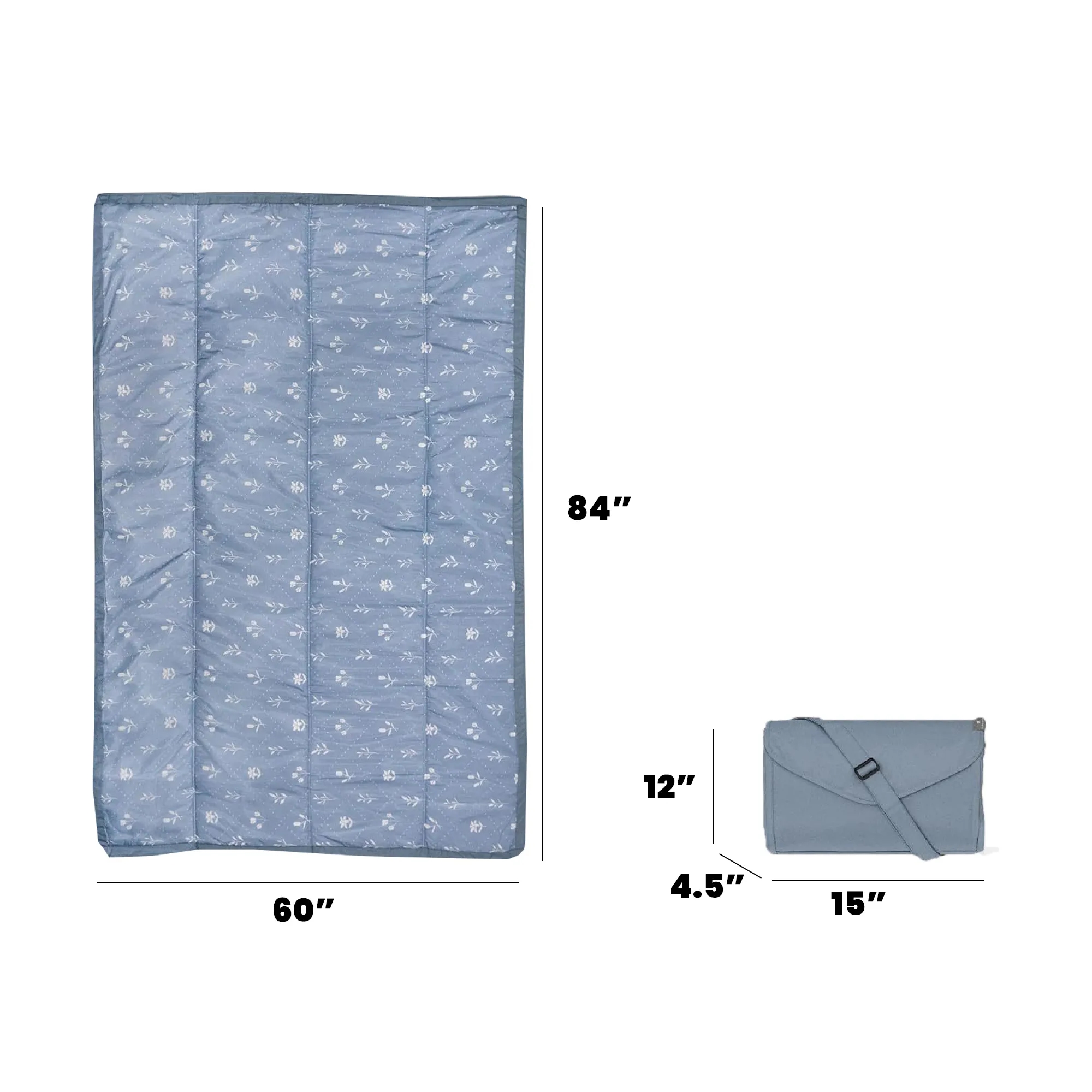 Foldable Portable Camping Mat 84" x 60" 12