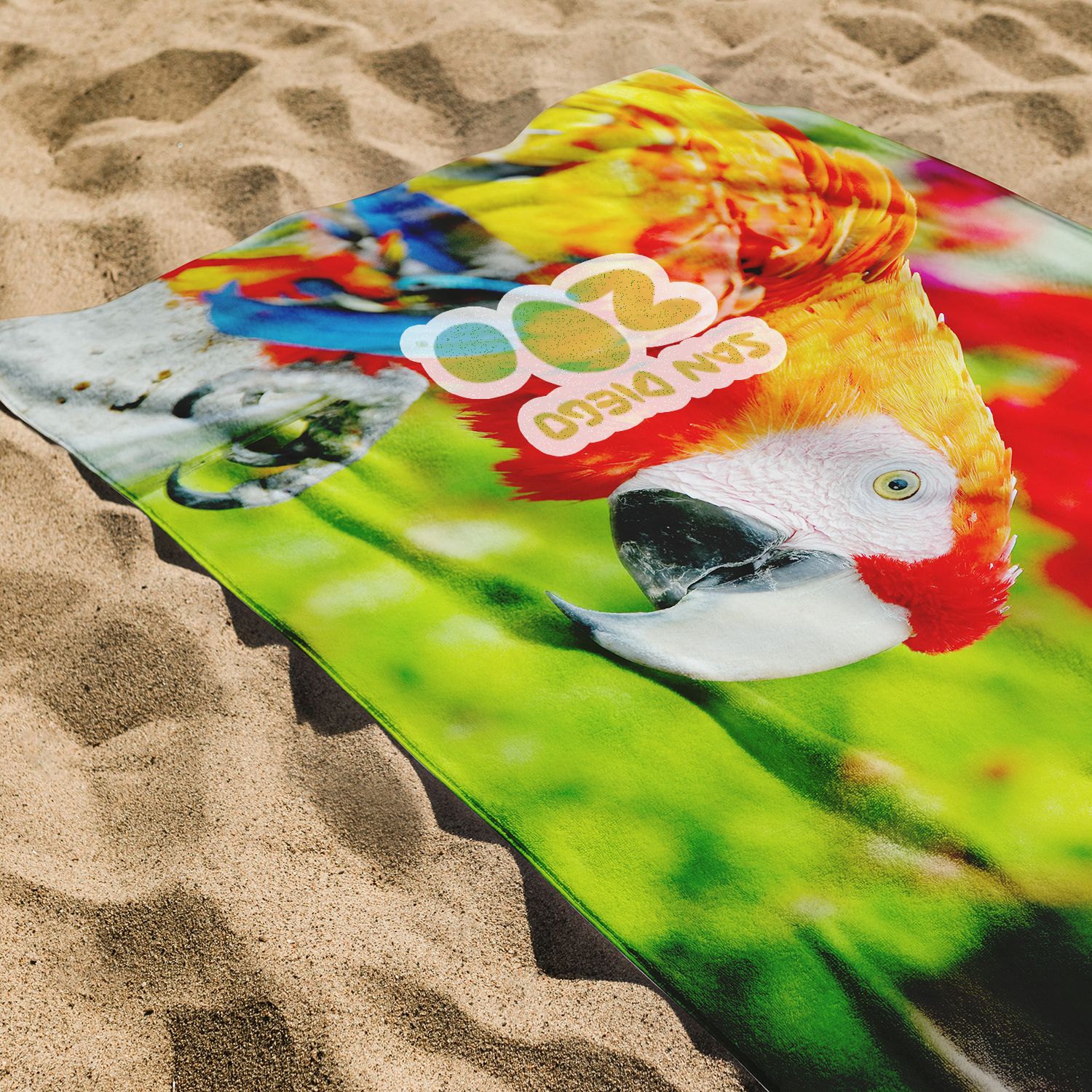Dye Sublimated Large Beach Towel 2