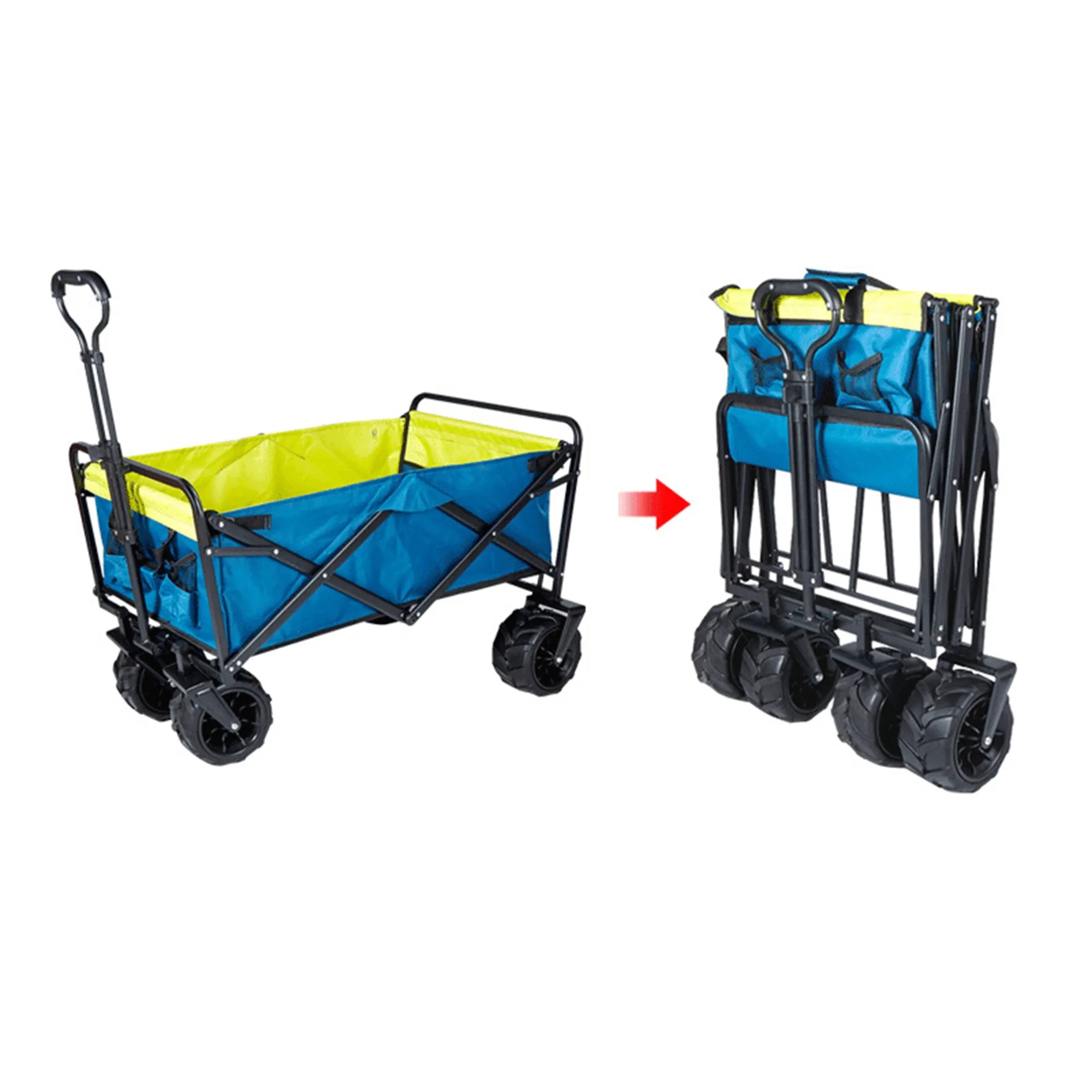 Folding Outdoor Camping Cart Utility Wagon 2