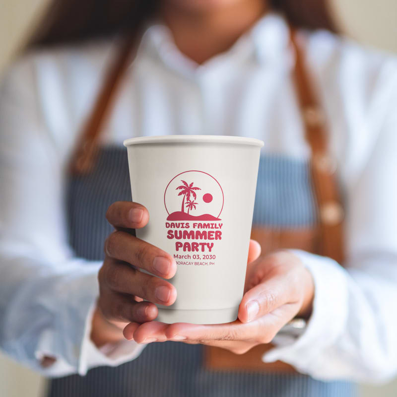 Custom 12 Oz. Double Wall Paper Hot Cups 9
