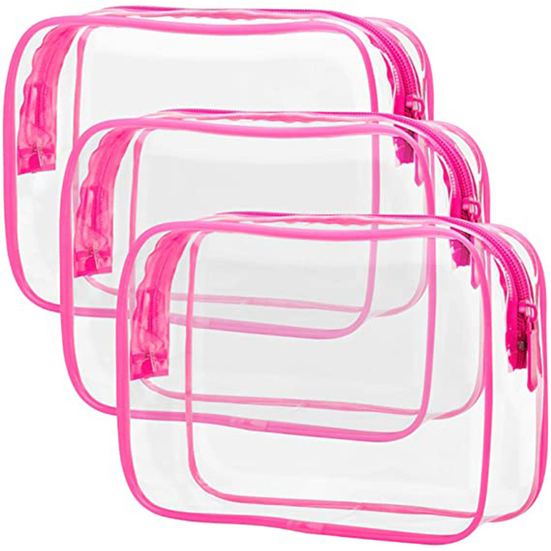 PVC Clear Travel Cosmetic Bag for Women and Men 12