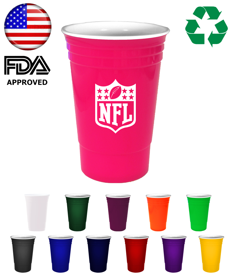 USA Made 16 oz. Double Wall Stadium Cup 1