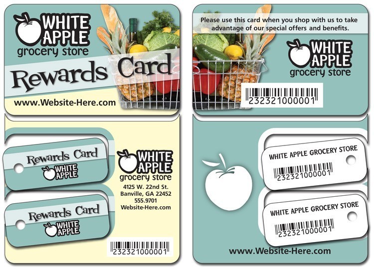 Plastic Laminated (1S) Key Tag/Wallet Card Combo - 3.375x4.875 - 30 pt. 1