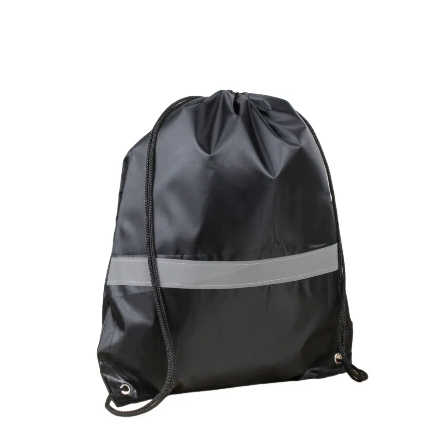 Lightweight Neon Polyester Drawstring Bag 6