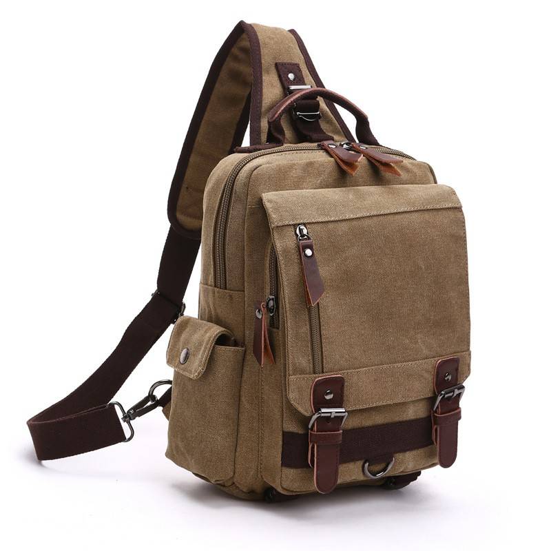 Canvas Cross-body Bag Anti-Theft For Women Men 6