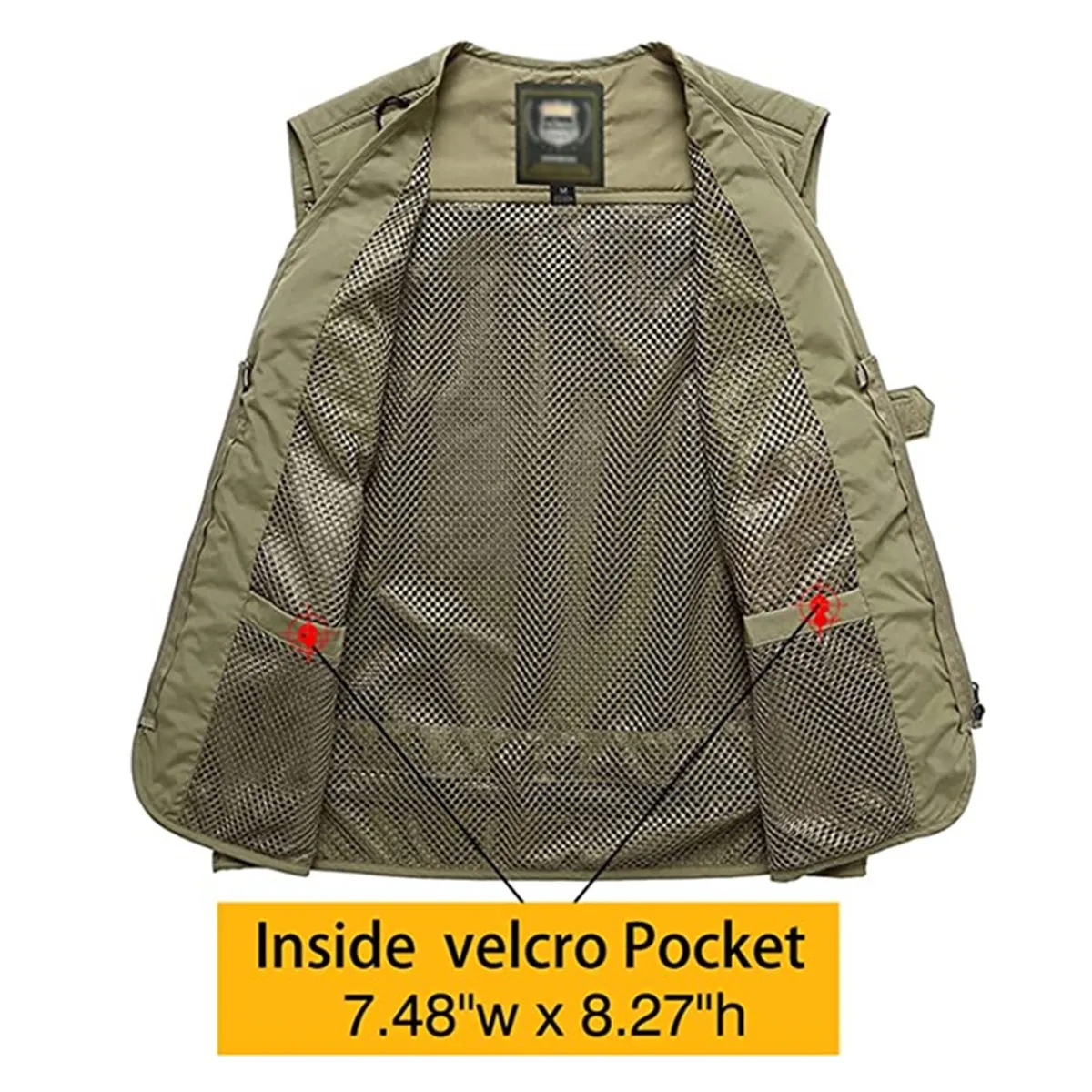 Casual Outdoor Work Safari Fishing Photo Vest 4
