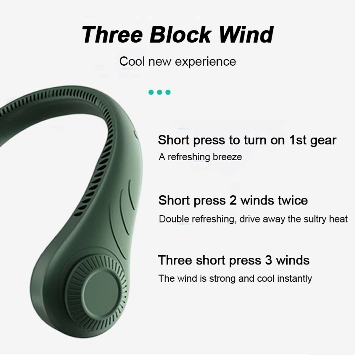 Hanging Bladeless Neck Fan 6