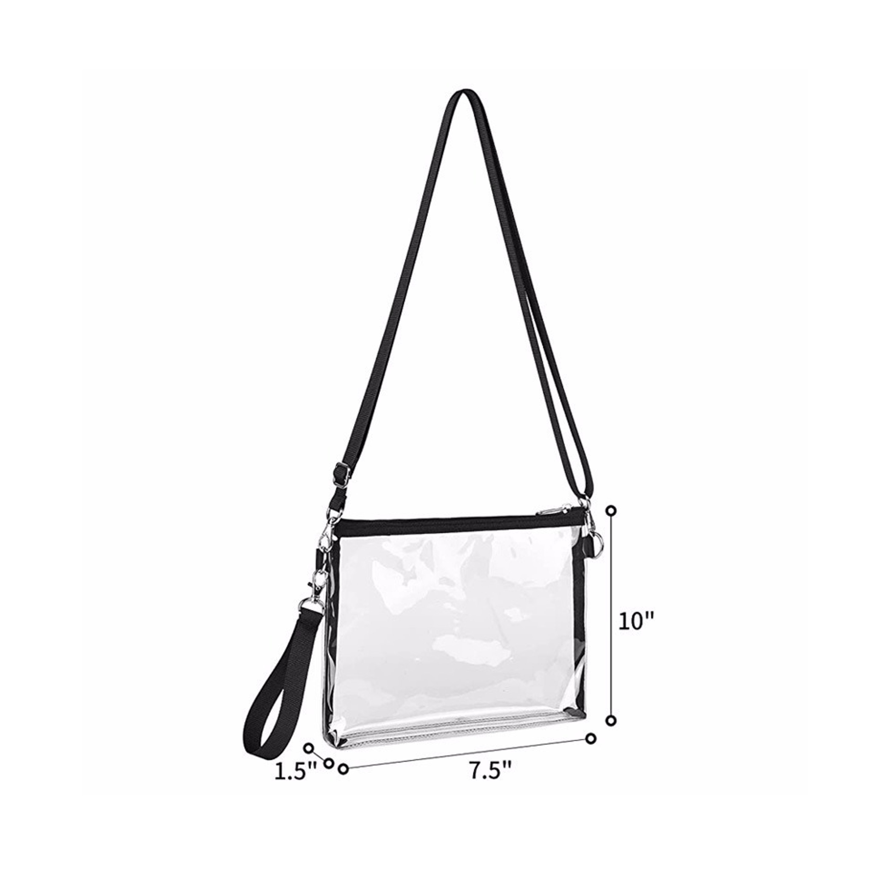 Clear Crossbody Purse Bag (direct import) 4