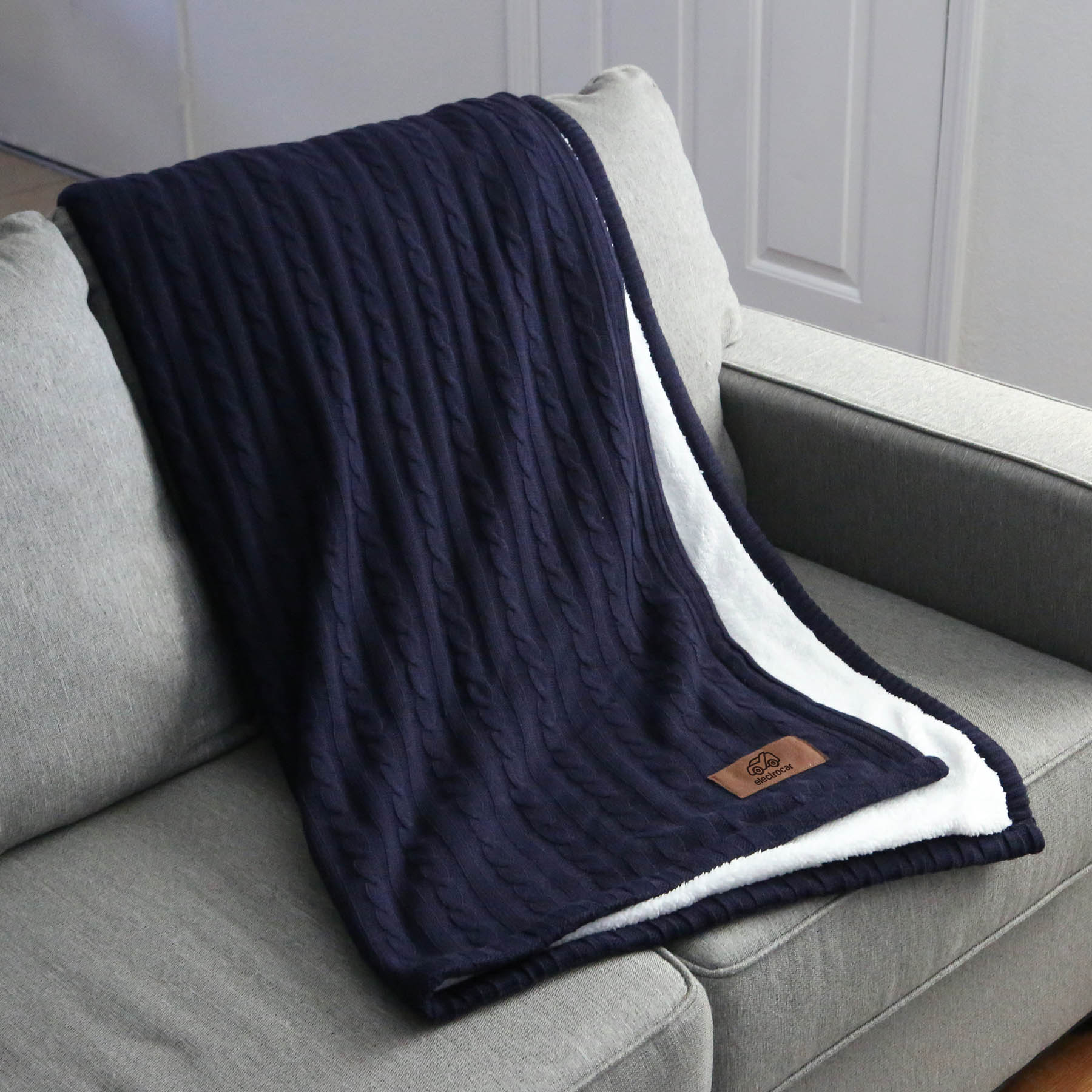 Sweater Weather Sherpa Blanket W/ Pillowcase 9