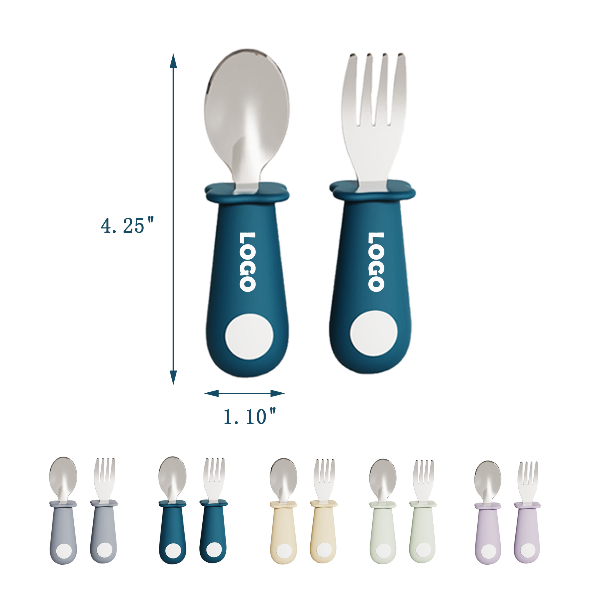 Toddler Fork and Spoon Set 2