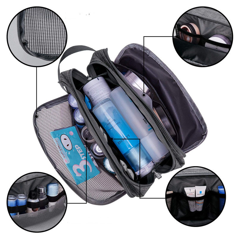 Toiletry Bag for Men Hanging Dopp Kit Water Resistant Shaving Bag 5