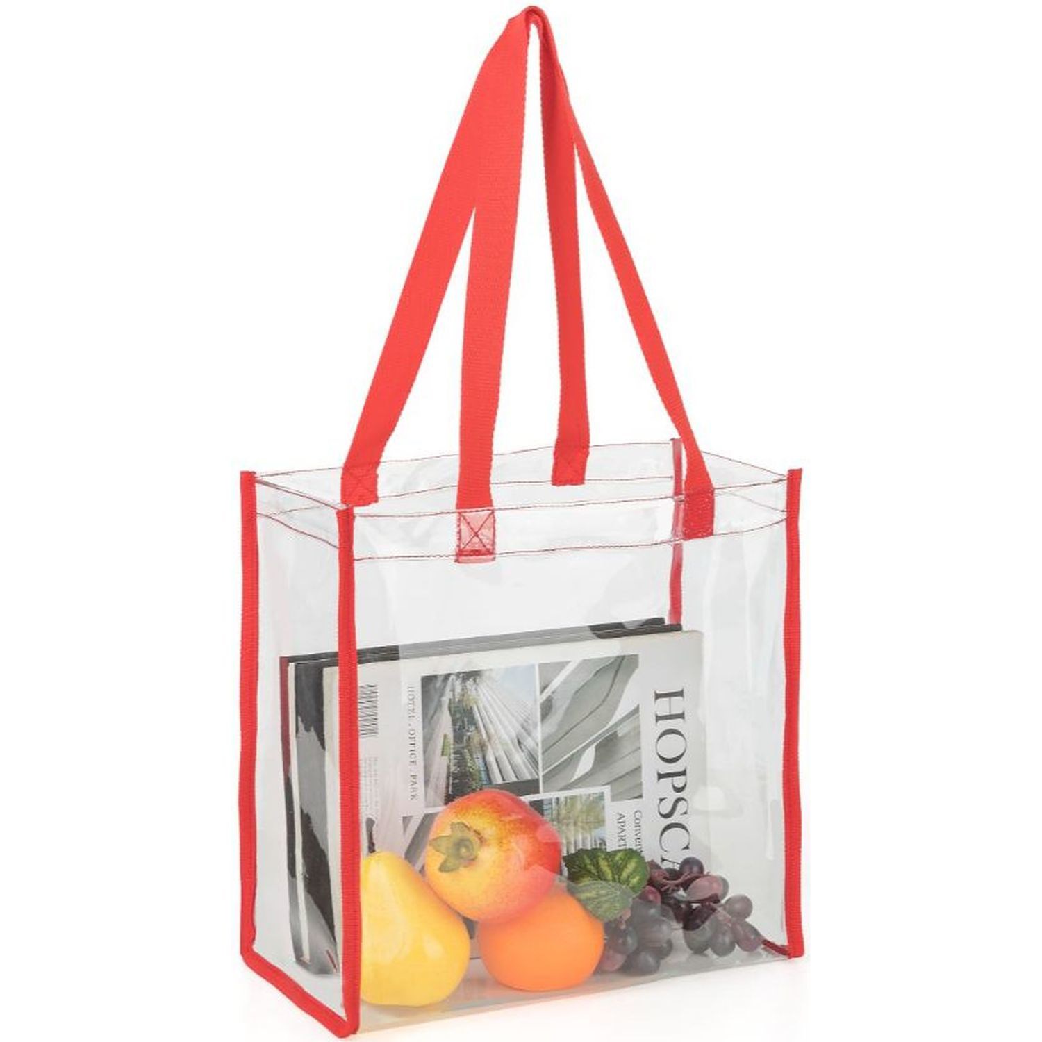 Clear PVC Transparent Stadium Approved Tote Bag 1