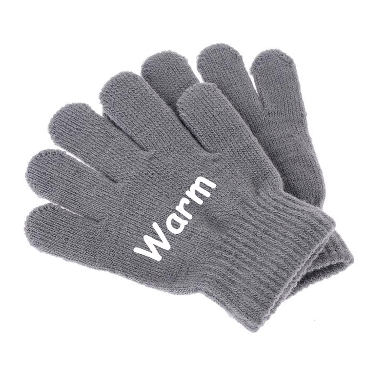 Acrylic Fabric Knitted Gloves 2