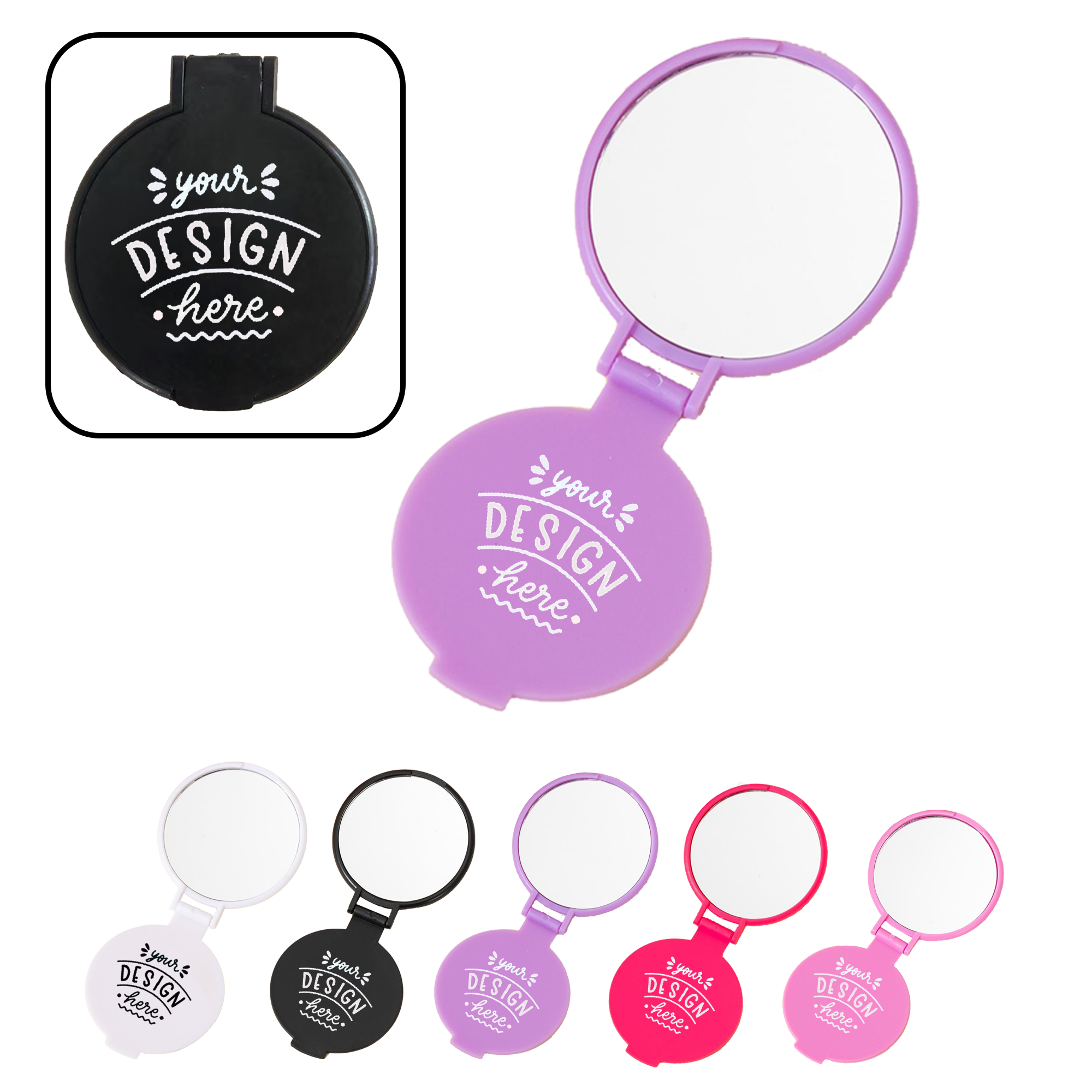 MOQ 20 PCS Custom Folding Mirror 2