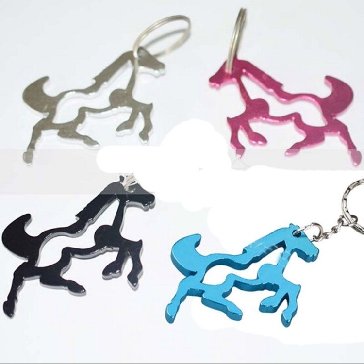 Aluminum Bottle Opener with Keychain 2