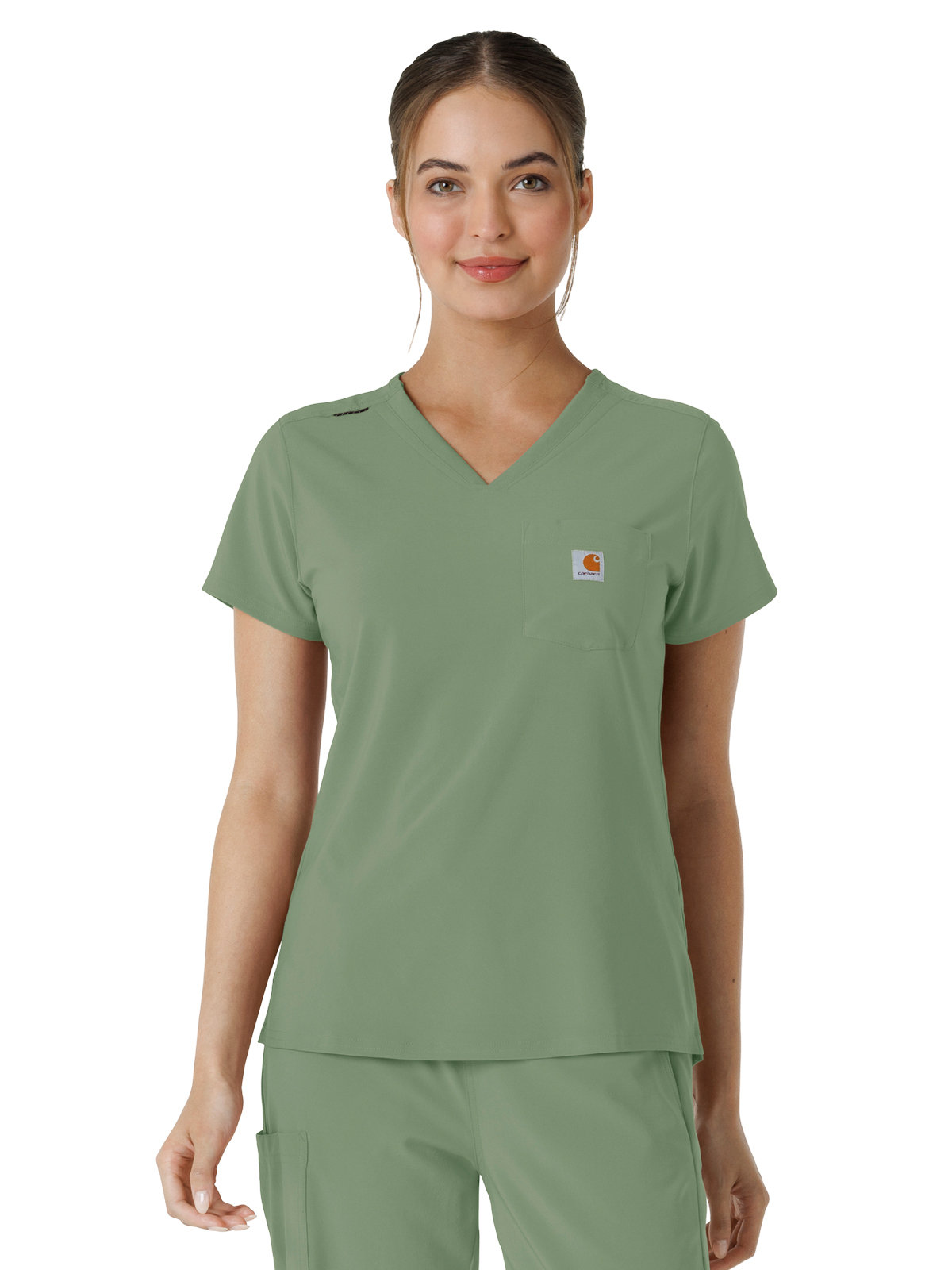 Carhartt Scrubs - Force Cross-Flex - Women's One-Pocket Tuck-In Top 35