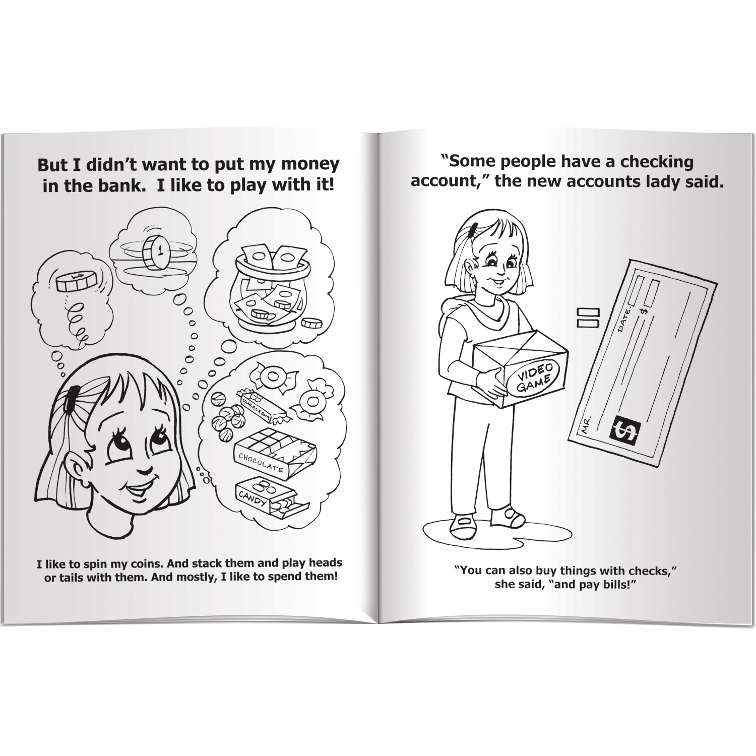 Coloring Book - Let's Go to the Bank 5