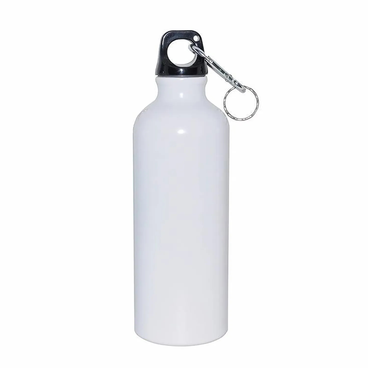Aluminum Water Bottle with Carabiner, custom water bottle with logo imprint 3