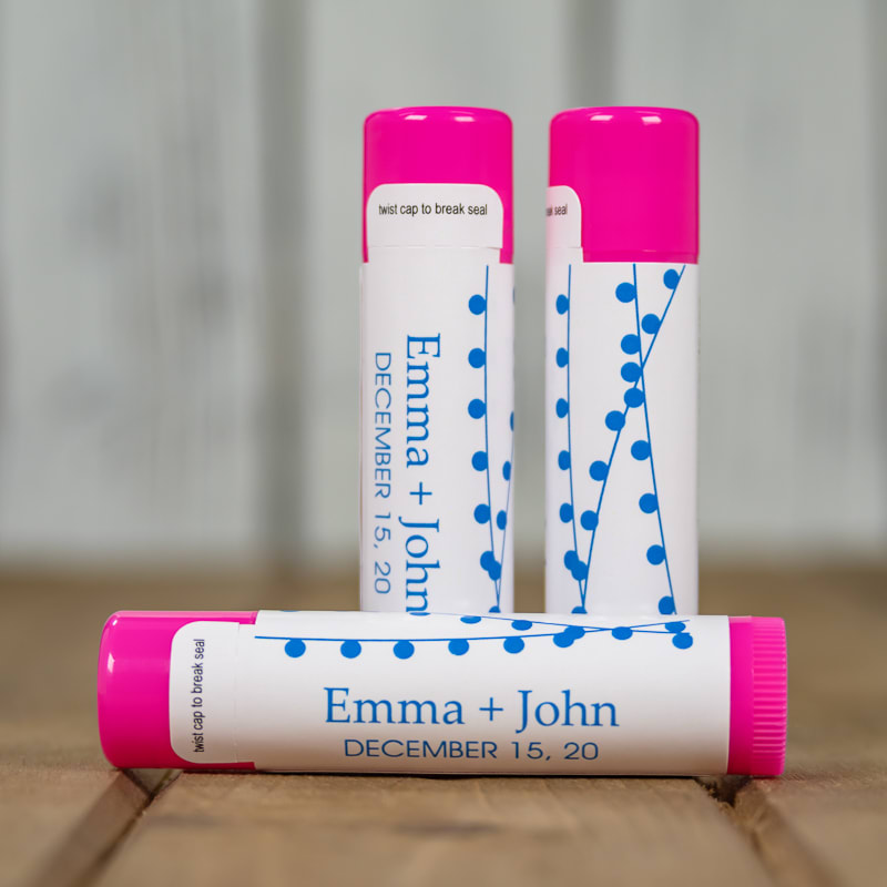 Custom SPF 15 Beeswax Lip Balms - One Imprint Color 14