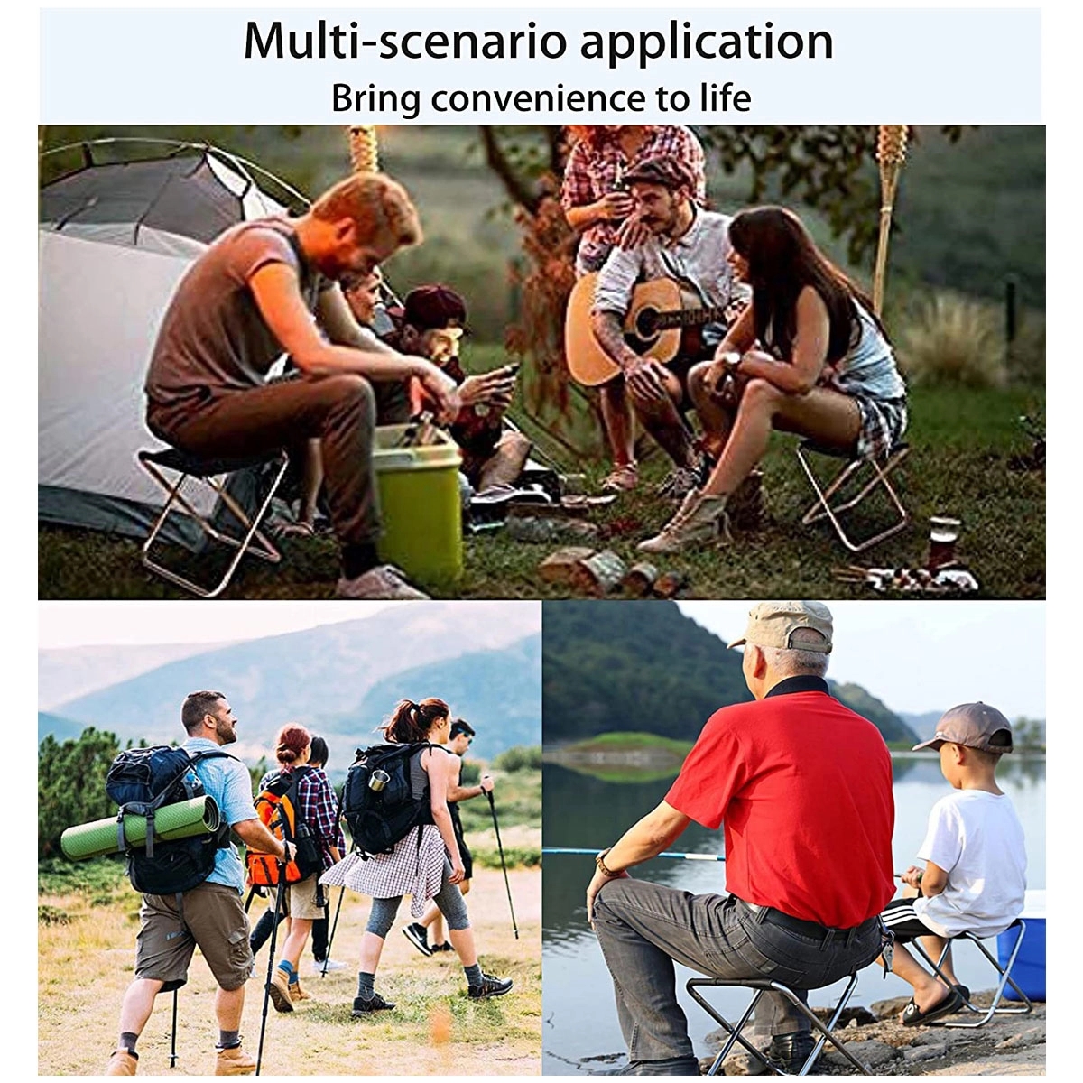 Ultralight Portable Folding Camping Stool 4