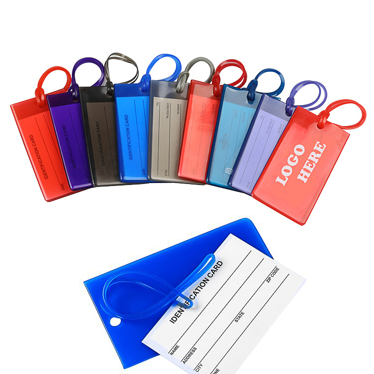 Soft PVC Custom Luggage Tag Holders 5