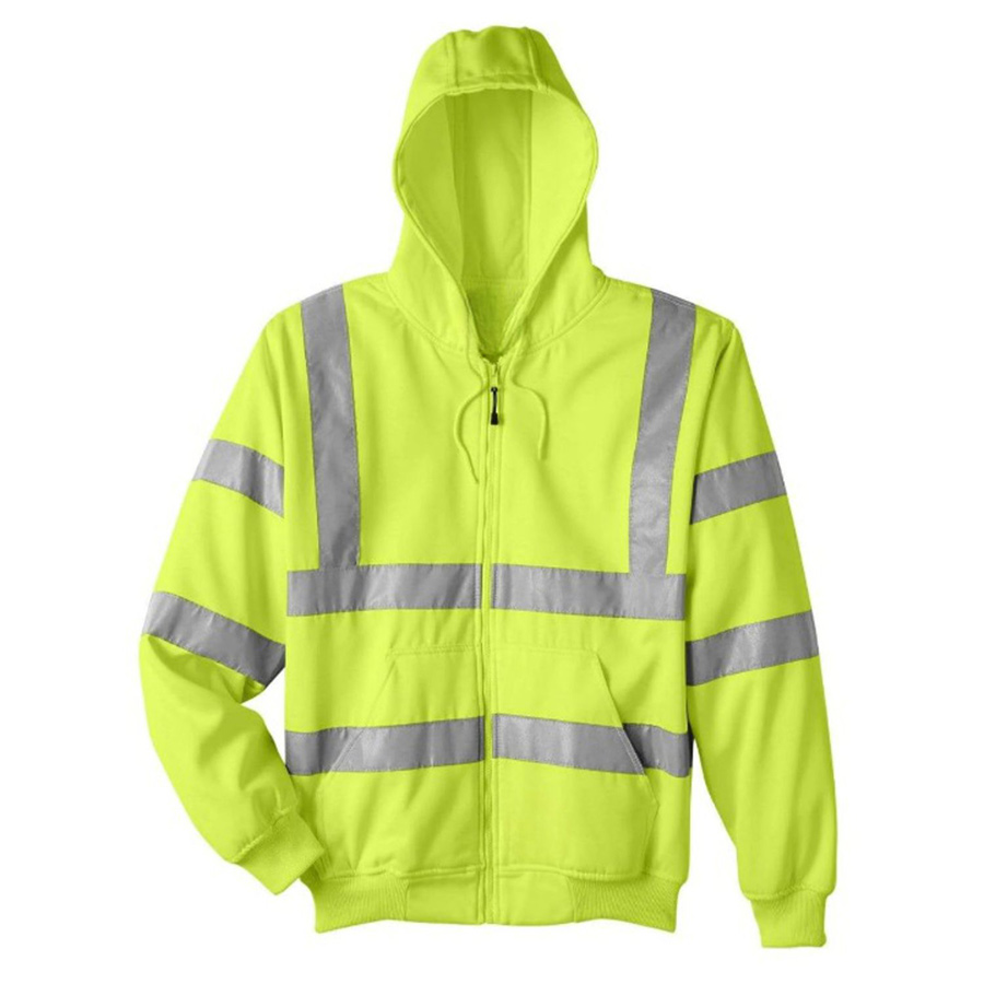 VISIPRO Reflective Safety Full-Zip Hoodie with Bands & Brace 24